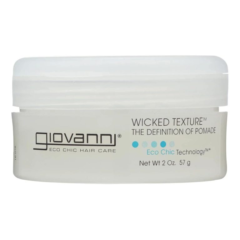 GIOVANNI Wicked Texture The Definition Of Pomade – Helps Shape Hair & Smooth Texture, Water Based Pomade that Washes Out Easily, Vegan, Paraben Free, Color Safe – 2 oz (Pack of 3)
