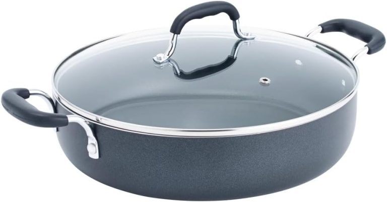 T-fal Specialty Nonstick Sauté Pan 12 Inch Oven Safe 350F Cookware, Pots and Pans, Dishwasher Safe Black