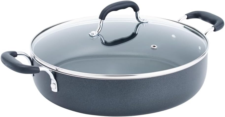 T-fal Specialty Nonstick Sauté Pan 12 Inch Oven Safe 350F Cookware, Pots and Pans, Dishwasher Safe Black T-fal Specialty Nonstick Sauté Pan 12 Inch Oven Safe 350F Cookware, Pots and Pans, Dishwasher Safe Black
