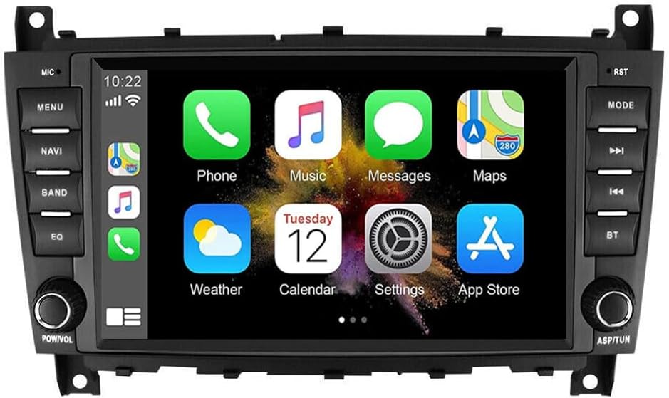 for Mercedes Benz W203 W209 W219 A160 C180 C200 CLK200 Radio Android 13 Car Stereo 8″ Touchscreen Wireless Carplay Android Auto GPS Navigation with Free Reverse Camera 4GB RAM+64GB ROM for Mercedes Benz W203 W209 W219 A160 C180 C200 CLK200 Radio Android 13 Car Stereo 8″ Touchscreen Wireless Carplay Android Auto GPS Navigation with Free Reverse Camera 4GB RAM+64GB ROM