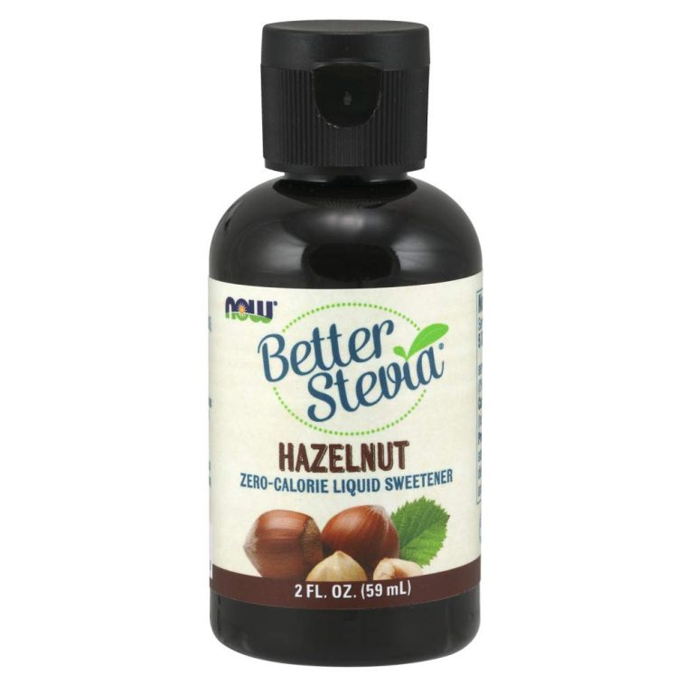 NOW Foods BetterStevia Liquid, Hazelnut, 2 Fluid Ounce