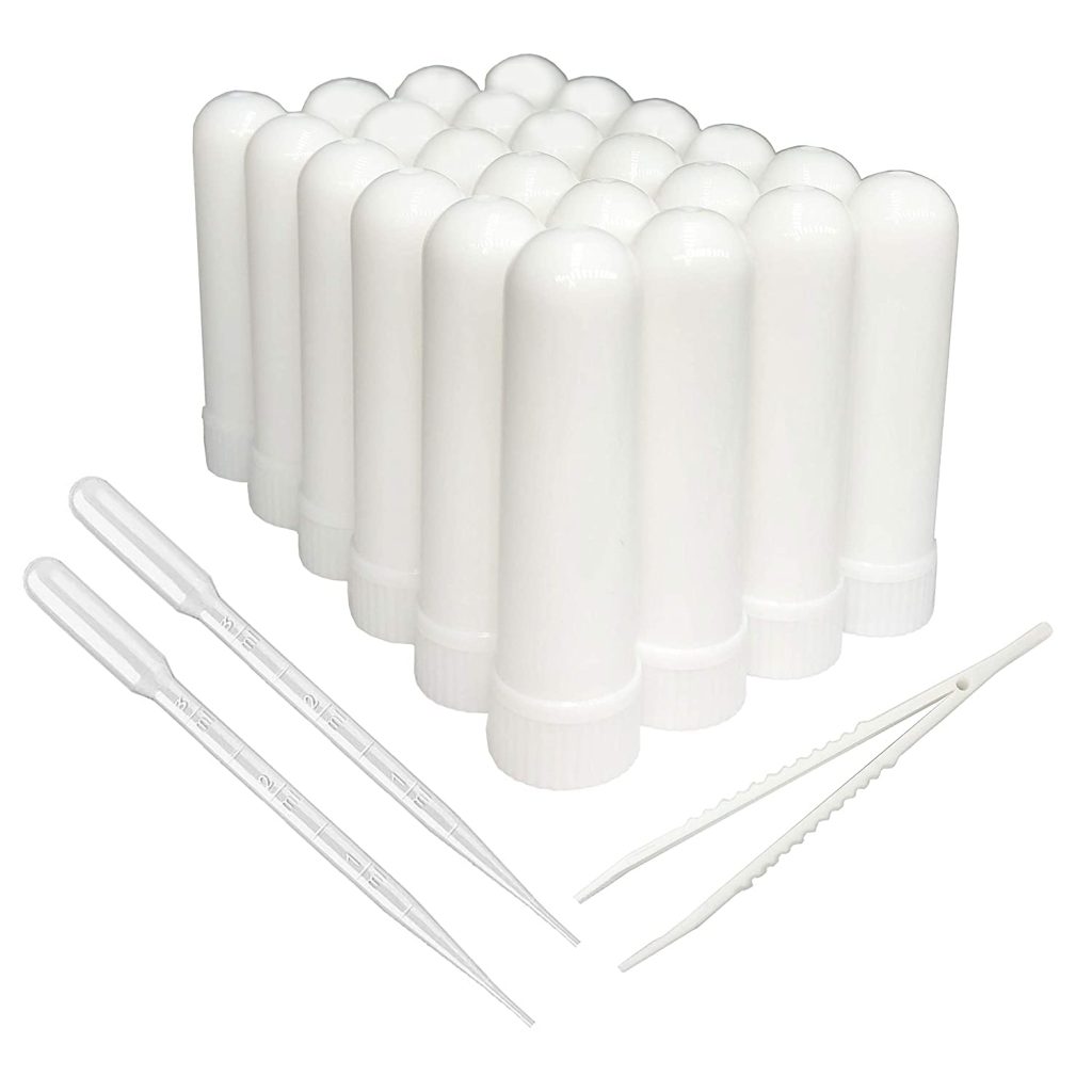 Essential Oil Aromatherapy Blank plastic tubes (Includes 24 Blank plastic tubes+36 unscented wicks+2 Plastic Droppers+1 Plastic Tweezers) Essential Oil Aromatherapy Blank plastic tubes (Includes 24 Blank plastic tubes+36 unscented wicks+2 Plastic Droppers+1 Plastic Tweezers)