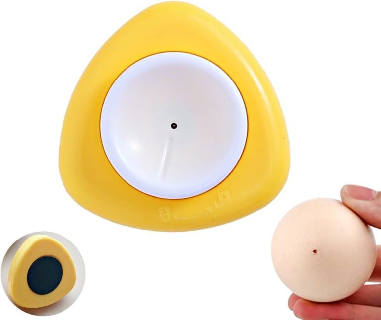 Magenetic Egg Piercer Tool for Raw Eggs to Get Good Hard Boiled Eggs, Egg Poker Pricker with Safety Lock Egg Pin, Easy Egg Peeler By Punching Hole at Bigger End of the Egg Before Boiling