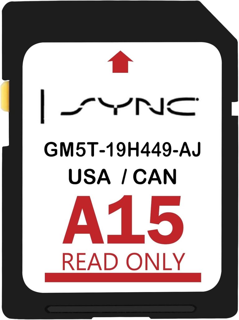 2024 Latest A15 Navigation SD Card Compatible with Ford/Lincoln, F150 Explorer Fusion Expedition Escape Edge MKC MKZ MKX Sync Navigation Accessories Update USA/Canada Maps, GM5T-19H449-AJ