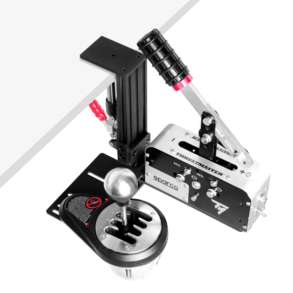 Racing Sim Shifter & Handbrake Desk Mount Clamp Compatible with Logitech G Driving Force, Thrustmaster TH8A, TH8S, TSSH, USB Handbrake (14/16/64 Bit) & G29/920/923, T248/300/500 Wheels (ONLY Clamp) Racing Sim Shifter & Handbrake Desk Mount Clamp Compatible with Logitech G Driving Force, Thrustmaster TH8A, TH8S, TSSH, USB Handbrake (14/16/64 Bit) & G29/920/923, T248/300/500 Wheels (ONLY Clamp)
