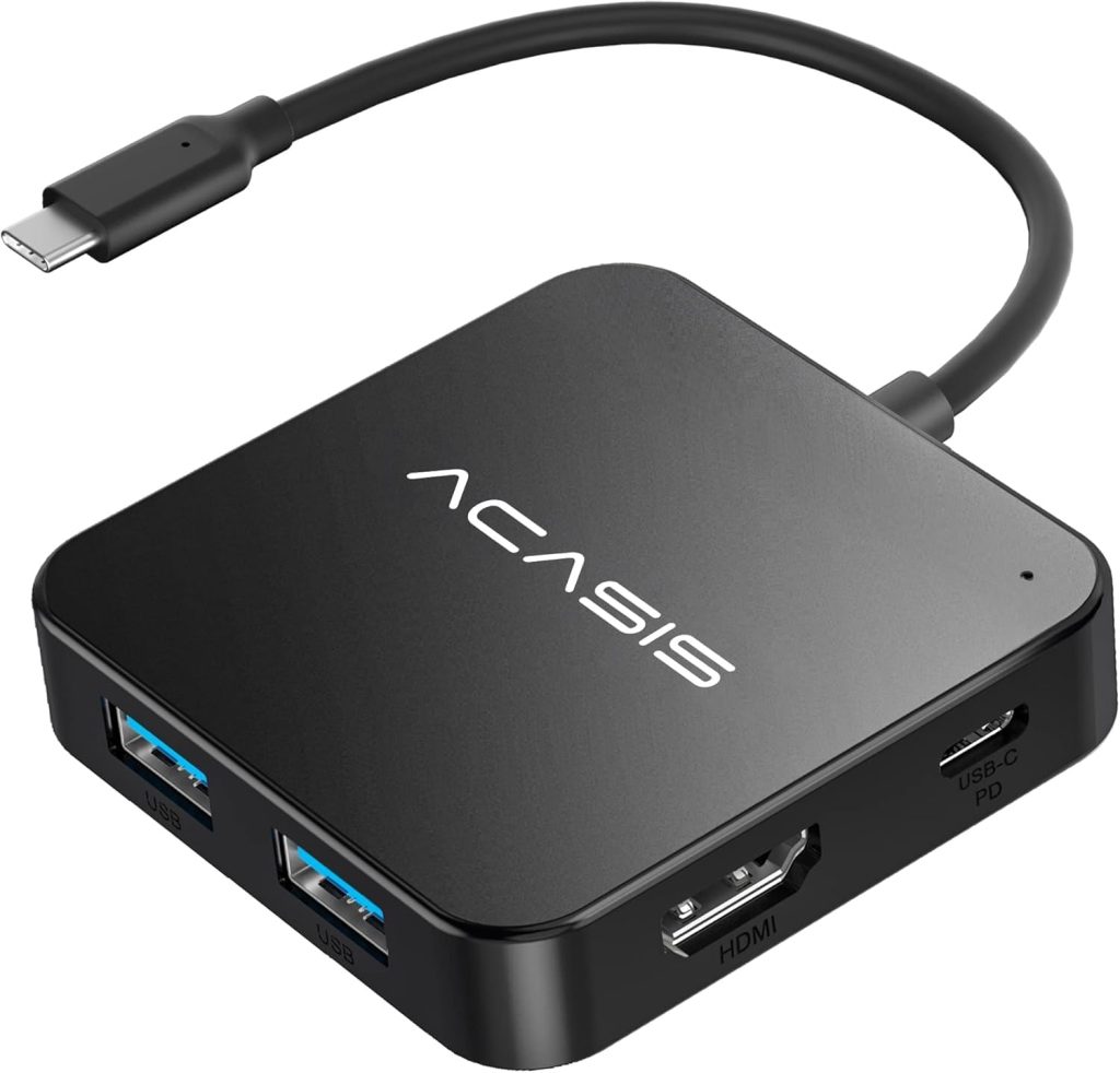 USB C Hub, Multiport Adapter with 4K HDMI, 100W Power Delivery, 3 USB A+1 USB-C 3.0 Data Port, USB C to HDMI Adapter for MacBook, Dell, Lenovo, Surface, iPad PRO, XPS USB C Hub, Multiport Adapter with 4K HDMI, 100W Power Delivery, 3 USB A+1 USB-C 3.0 Data Port, USB C to HDMI Adapter for MacBook, Dell, Lenovo, Surface, iPad PRO, XPS