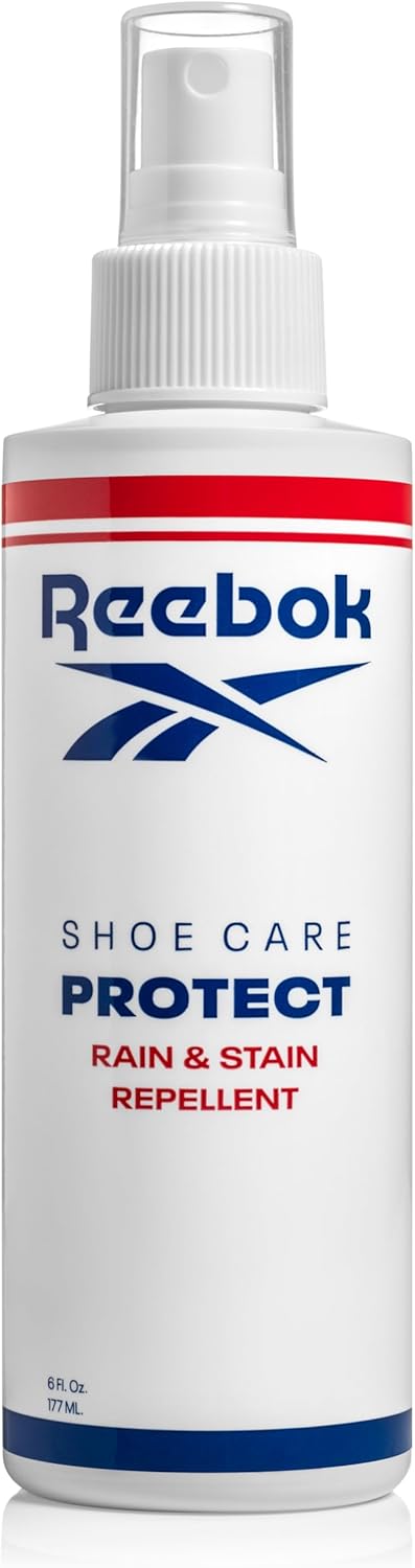 Reebok Rain and Stain Repellent – Shoe Protector Spray Waterproof and Stain Protection – Water Repellent Spray for Shoes, 6oz Reebok Rain and Stain Repellent – Shoe Protector Spray Waterproof and Stain Protection – Water Repellent Spray for Shoes, 6oz