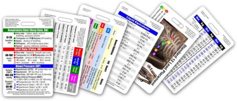 Mini CNA/MA/Tech Vertical Badge Card Set – 6 Cards