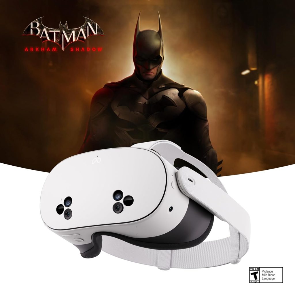 Meta Quest 3S 128GB — Get Batman: Arkham Shadow and a 3-Month Trial of Meta Quest+ Included — All-in-One Headset Meta Quest 3S 128GB — Get Batman: Arkham Shadow and a 3-Month Trial of Meta Quest+ Included — All-in-One Headset