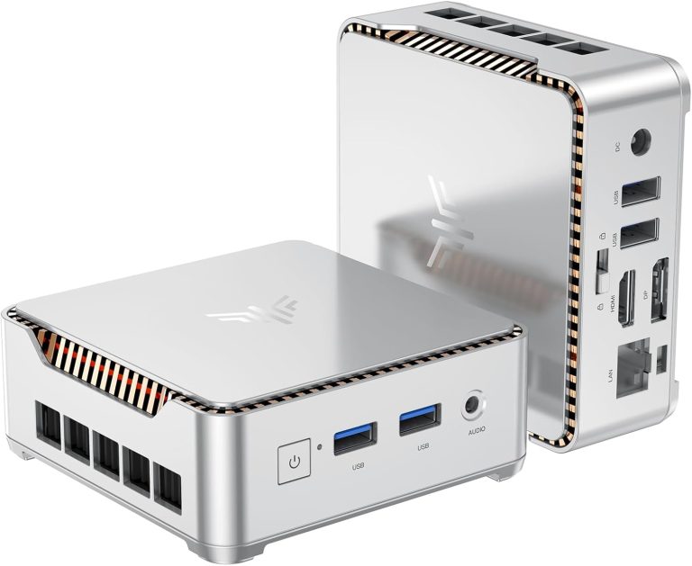 KAMRUI E2 N97 Mini PC with Windows 11pro, 16GB DDR4 512GB M.2 SSD Mini Computers,12th Alder Lake N97 (up to 3.6GHz) Micro Pc, Gigabit Ethernet/4K UHD/WiFi/BT/VESA/Home/Business Mini Desktop Computers