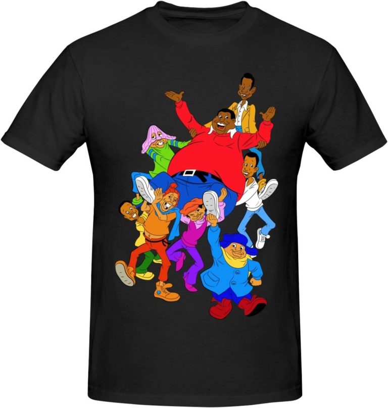 Fat Movie Albert Shirt Men’s Crew Neck Short Sleeve T Shirt Fashion Graphic Tees Cool Casual Tops Black