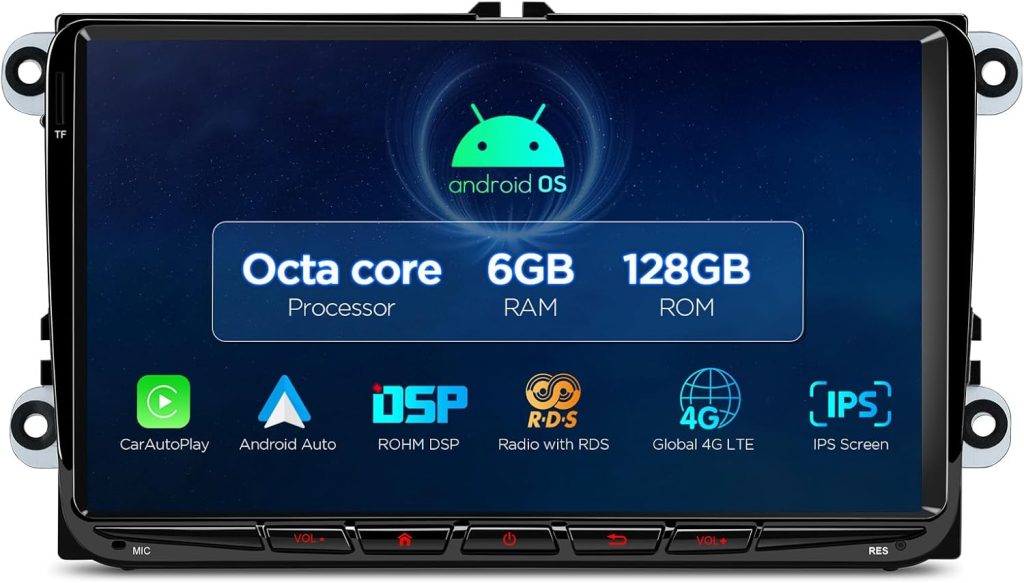XTRONS Car Stereo for VW Volkswagen EOS Golf, Android 14 Octa Core 6GB+128GB Car Radio, 9” QLED IPS Touch Screen GPS Navigation for Car Bluetooth Head Unit Built-in DSP Car Play Android Auto 4G LTE XTRONS Car Stereo for VW Volkswagen EOS Golf, Android 14 Octa Core 6GB+128GB Car Radio, 9” QLED IPS Touch Screen GPS Navigation for Car Bluetooth Head Unit Built-in DSP Car Play Android Auto 4G LTE
