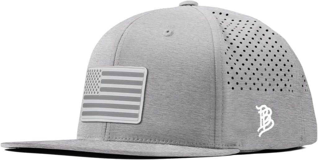 Branded Bills Pearl Old Glory PVC Performance, Lightweight, Comfortable Baseball Cap