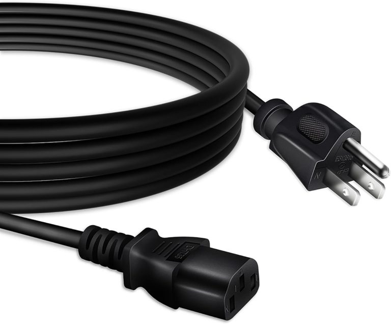 PKPOWER 6ft AC Power Cord Cable Lead for Gigabyte AORUS KD25F G24F G27FC G27QC Gaming Monitor