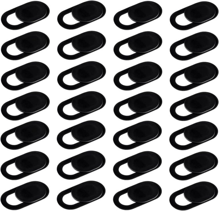 Mesee 50 Pieces Webcam Cover Slider, 0.027-Inch Ultra Thin Web Camera Protective Privacy Covering Slide Stickers for Computer, Laptop, MacBook Pro/Air, iPhone, Tablet, PC, iPad, iMac