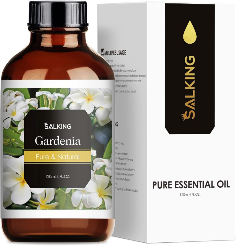 Gardenia Essential Oil 4 Fl Oz (120ml) – Pure and Natural Fragrance Oil, Gardenia Oil for Aromatherapy, Diffusers, Candle Making, Massage, Soap, Perfume