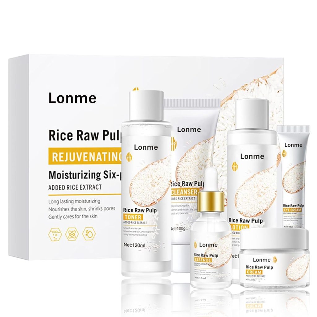 Women Wife Christmas Gift Ideas, Hydrating, Anti Aging, Skin Care Sets & Kits, Rice Facial Skin Care Routine Kit for Women Teen, Womens Gifts for Christmas, Rice Skincare Gift Set Skin Care Kit Women Wife Christmas Gift Ideas, Hydrating, Anti Aging, Skin Care Sets & Kits, Rice Facial Skin Care Routine Kit for Women Teen, Womens Gifts for Christmas, Rice Skincare Gift Set Skin Care Kit