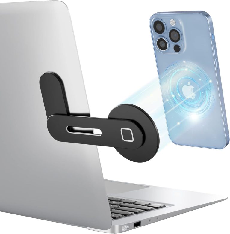 MagSafe Accessories Compatible with iPhone 15 14 13 12 Series, Universal Laptop Accessories in Order for Dual-Screen Interaction, Laptop Phone Holder for iPhones