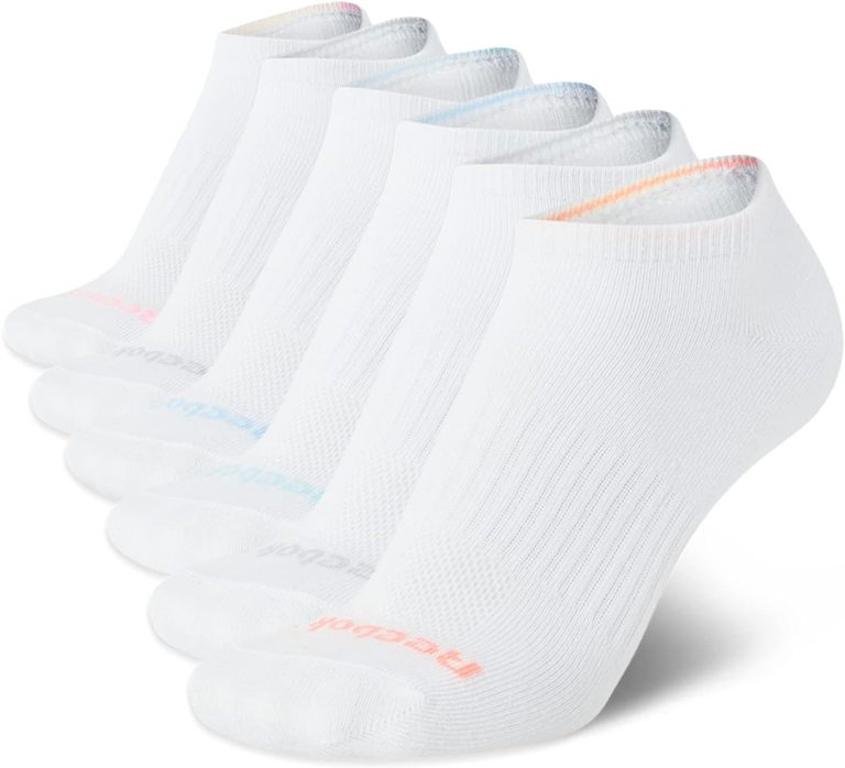 Reebok Women’s Athletic Socks – Performance Low Cut Socks (6 Pack)