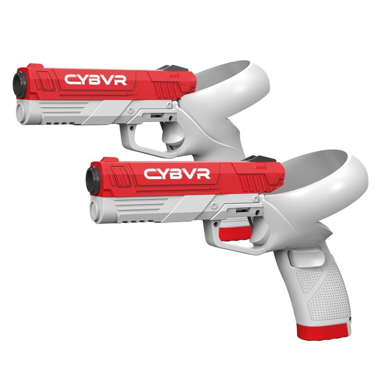 CYBVR Weighted Gun Stock Controller Grips for the Oculus Quest 2 – VR Accessories for the Meta Quest 2