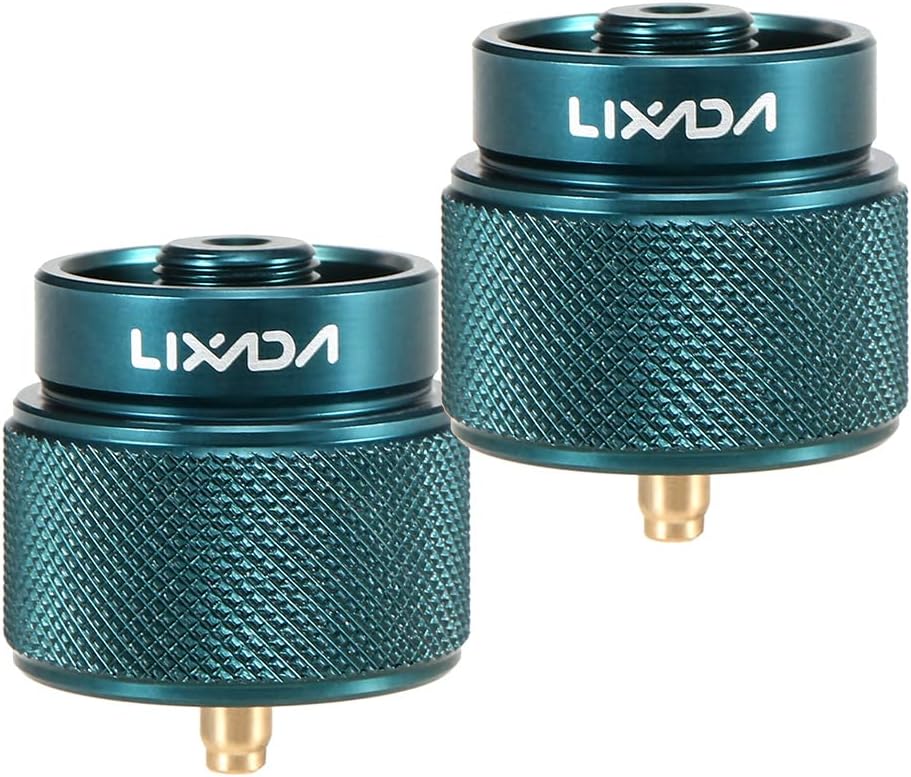 LIXADA Camping Stove Adapter 1L Outdoor Propane Small Tank Input EN417 Lindal Valve Output LIXADA Camping Stove Adapter 1L Outdoor Propane Small Tank Input EN417 Lindal Valve Output