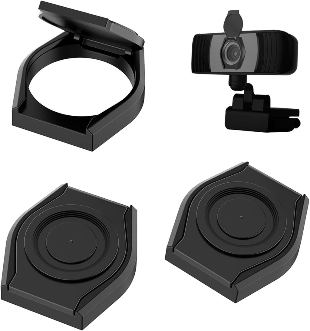 3 Pack Knomix Universal Webcam Cover Desktop Computer External Webcam Lens Cover Shutter Cap Hood, Streaming Web Camera Privacy Cover Clip for Logitech HD Pro Webcam C270/C615/C920/C930e/C922X etc.