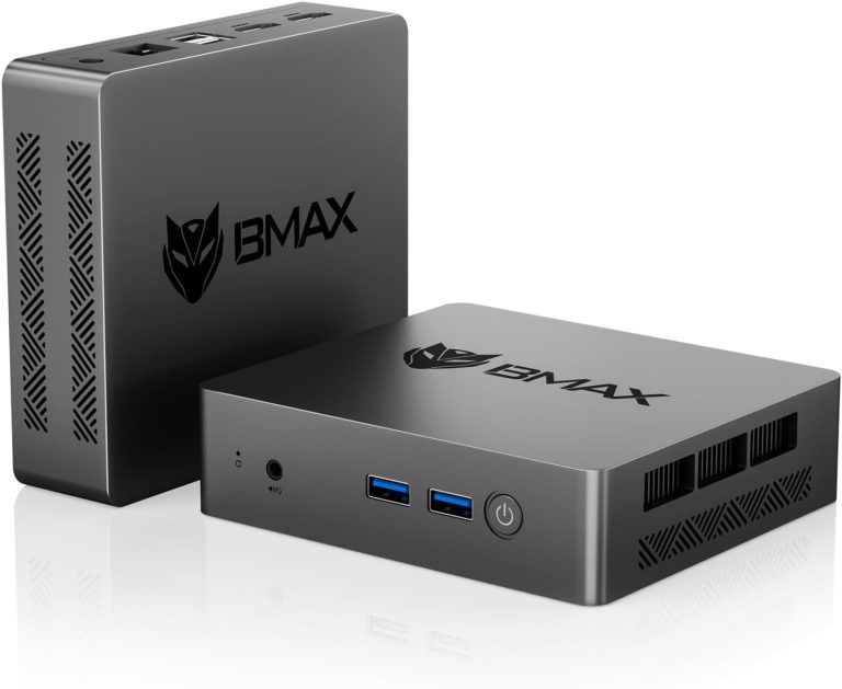 Bmax B3 Mini PC 256GB SSD 8GB LPDDR4, Intel 11th Gen N5095 Processor (up to 2.9GHz) 4C/4T, Auto Power On Mini Desktop Computer WiFi/BT5.0/HDMIx2 Support 4K Dual Screen Display, Wake On LAN