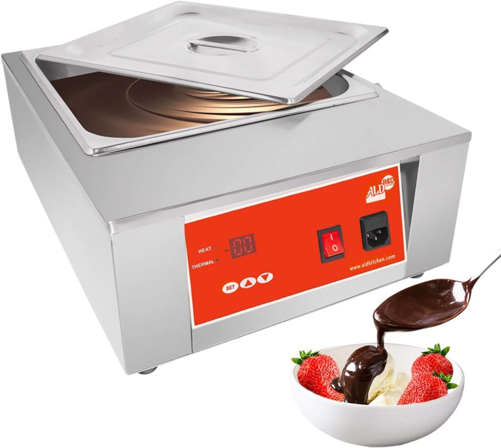 ALDKitchen Electric Chocolate Melting Pot | Chocolate Fondue | Stainless Steel | 110V (1 tank (18 lb)) ALDKitchen Electric Chocolate Melting Pot | Chocolate Fondue | Stainless Steel | 110V (1 tank (18 lb))