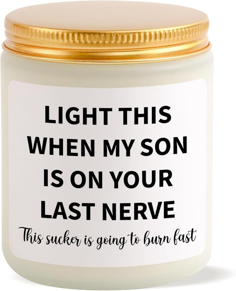 Daughter in Law Gifts, Mothers Day Gifts for Daughter in Law from Mother in Law/Father in Law, Funny Birthday Wedding Christmas Valentine’s Day Gifts for Future Daughter in Law-Daughter in Law Candle