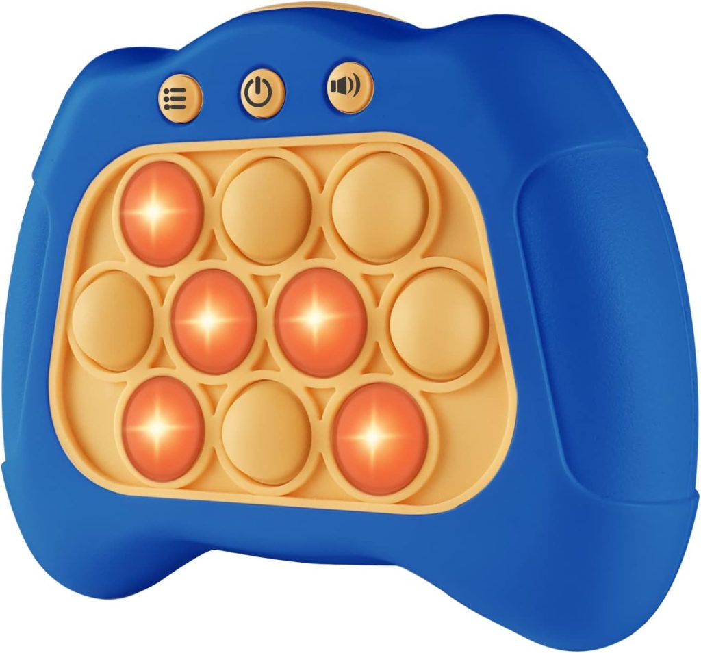 Pop The Target! Handheld Speed Pushing Game Machine: A Fun Multiplayer Game for Family. Fidget Game Toy for 6 7 8 9 10 11 12 Years Old Blue Pop The Target! Handheld Speed Pushing Game Machine: A Fun Multiplayer Game for Family. Fidget Game Toy for 6 7 8 9 10 11 12 Years Old Blue
