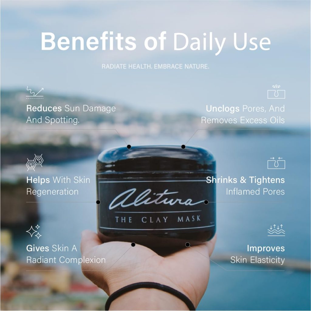 Alitura Clay Mask- Organic Clay Mask for Men and Women- 3 Pack. Spa Facial Mask to Exfoliate Dead Skin. Cleanse and Hydrate Your Skin and Reduce Acne Face Mask Skincare. Alitura Clay Mask- Organic Clay Mask for Men and Women- 3 Pack. Spa Facial Mask to Exfoliate Dead Skin. Cleanse and Hydrate Your Skin and Reduce Acne Face Mask Skincare.