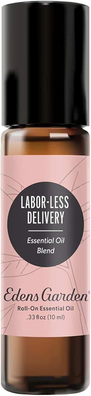 Edens Garden Labor-Less Delivery Essential Oil Roll-On Blend- 100% Pure Premium Grade, Natural, Therapeutic, Aromatherapy, Kid & Skin Safe, The Best for Relaxation Pre-Diluted 10 ml (.33 fl oz) Edens Garden Labor-Less Delivery Essential Oil Roll-On Blend- 100% Pure Premium Grade, Natural, Therapeutic, Aromatherapy, Kid & Skin Safe, The Best for Relaxation Pre-Diluted 10 ml (.33 fl oz)