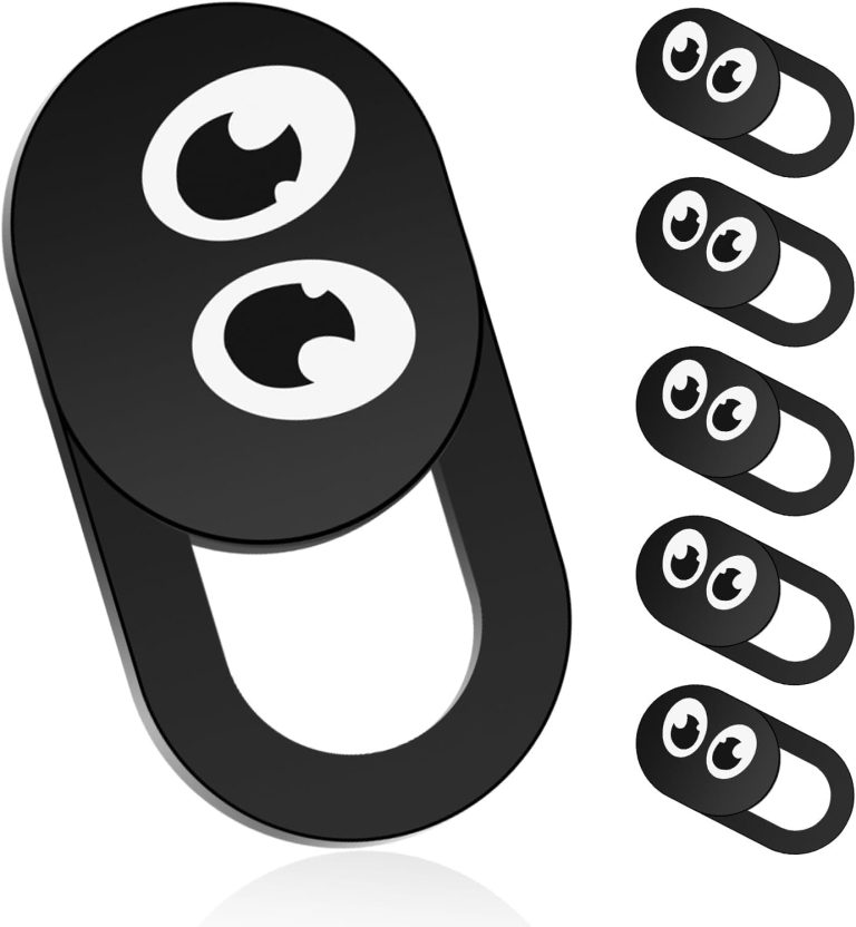 6PCS Laptop Camera Cover Slide Cute Panda Camera Cover for Laptops/ Smartphone, Cute Panda Camera Cover for Spot Show, Ultra Thin Laptop Webcam Cover for Computer Protecting Your Visual Privacy