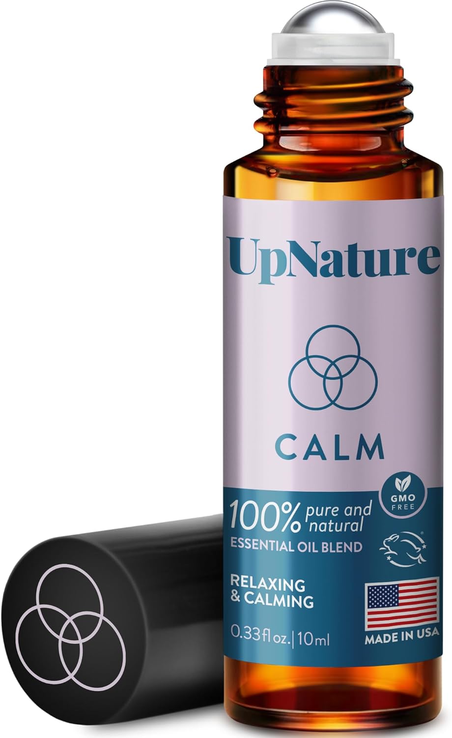 UpNature Calm Essential Oil Roll On – 100% Natural Relaxation Stress Relief Aromatherapy – Self Care Gifts for Women UpNature Calm Essential Oil Roll On – 100% Natural Relaxation Stress Relief Aromatherapy – Self Care Gifts for Women