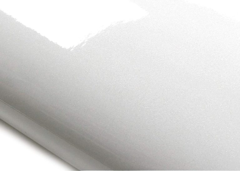 ROSEROSA Peel and Stick PVC High Glossy Solid Pearl Instant Self-Adhesive Covering Countertop Backsplash White (DGP425(5500-1) : 2.00 Feet X 6.56 Feet)