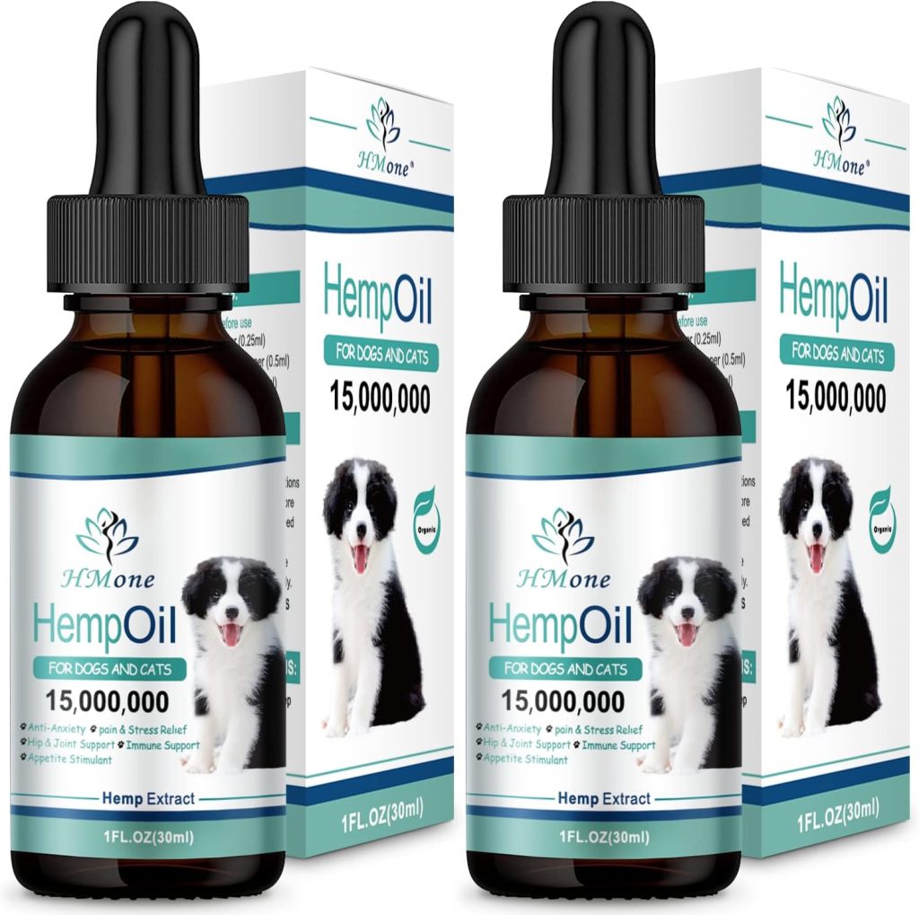 (2 Pack) Max Potency Hemp Oil for Dogs & Cats – Help Anxiety Stress Pain Inflammation Arthritis Aggressive Relax Sleep Allergies Seizures Relief – Treats Chews Joint & Hip – Organic Pet Calming Drops (2 Pack) Max Potency Hemp Oil for Dogs & Cats – Help Anxiety Stress Pain Inflammation Arthritis Aggressive Relax Sleep Allergies Seizures Relief – Treats Chews Joint & Hip – Organic Pet Calming Drops