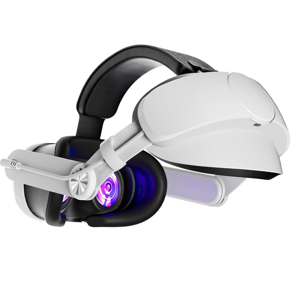 Kuject Design Battery Head Strap for Quest 3S/Quest 3, Comfort Elite Strap for Extend Playtime and Reduce Facial Stress, VR Accessories Gaming Christmas Birthday Gifts for Teen Boy Men Boyfriend Kuject Design Battery Head Strap for Quest 3S/Quest 3, Comfort Elite Strap for Extend Playtime and Reduce Facial Stress, VR Accessories Gaming Christmas Birthday Gifts for Teen Boy Men Boyfriend