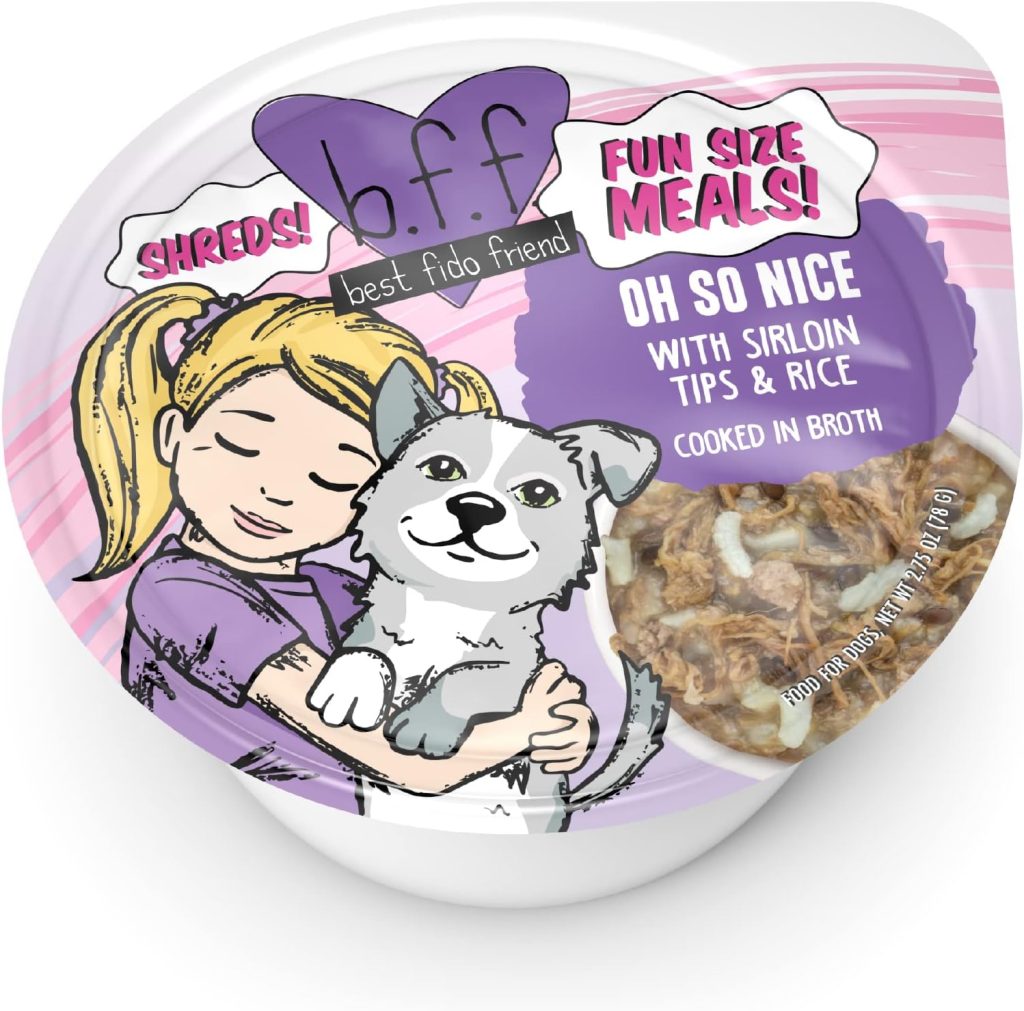 Weruva Best Fido Friend Fun Size Meals for Dogs, Oh So Nice, 2.75oz Cup, Pack of 12 Weruva Best Fido Friend Fun Size Meals for Dogs, Oh So Nice, 2.75oz Cup, Pack of 12