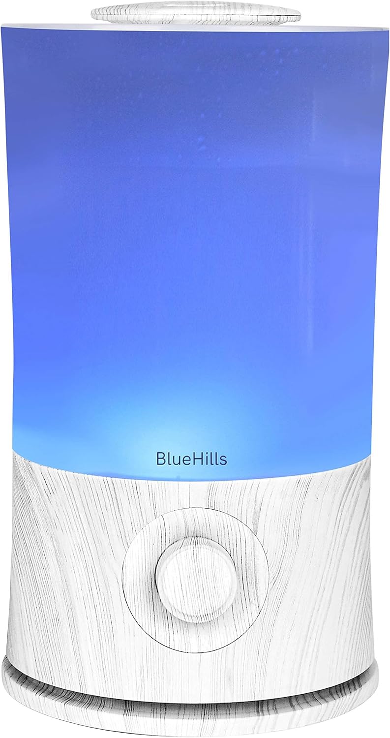 BlueHills Premium 2000 ML XL Large Essential Oil Diffuser Aromatherapy Humidifier for Large Room Home 40 Hour Run Huge Coverage Area Lights 2 Liter Extra Large Capacity Diffuser White Wood Grain E004 BlueHills Premium 2000 ML XL Large Essential Oil Diffuser Aromatherapy Humidifier for Large Room Home 40 Hour Run Huge Coverage Area Lights 2 Liter Extra Large Capacity Diffuser White Wood Grain E004