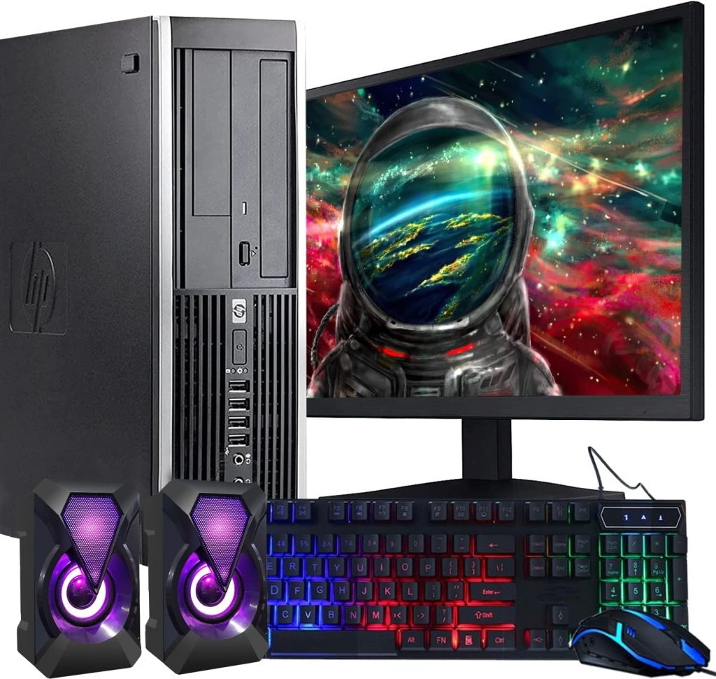HP Elite Desktop Computer PC, 3.1 GHz, Intel Core i5, 16GB, RAM, 1TB HDD, New 22 inch LED Monitor, RGB Speaker and Keyboard Mouse, WiFi, Windows 10 Pro (Renewed) HP Elite Desktop Computer PC, 3.1 GHz, Intel Core i5, 16GB, RAM, 1TB HDD, New 22 inch LED Monitor, RGB Speaker and Keyboard Mouse, WiFi, Windows 10 Pro (Renewed)