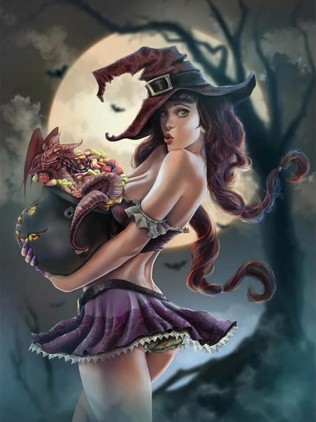 300 Pieces.Halloween Witch red Dragon Educational Puzzles/Wooden Puzzles/Decompression Toys/Children’s School Supplies/Educational Toys/Parent-Child Games/Poster Puzzles/Adult Puzzles 300 Pieces.Halloween Witch red Dragon Educational Puzzles/Wooden Puzzles/Decompression Toys/Children’s School Supplies/Educational Toys/Parent-Child Games/Poster Puzzles/Adult Puzzles