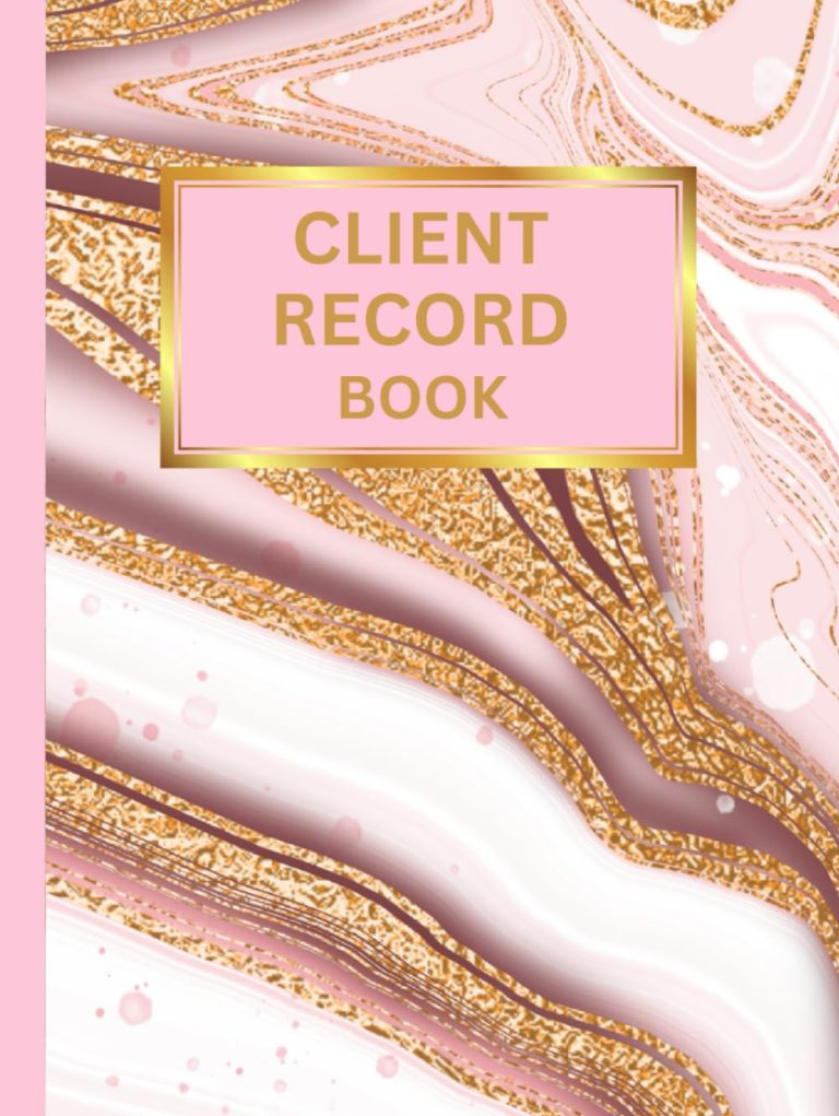 Client Record Book: Organiser To Record Client Information And Track Appointments: Beautiful Rose Gold Cover, For Beauty Industry