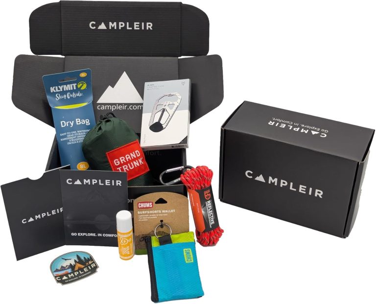 Camping Gift Box | Camping Kit | Curated Camping Gear for Beginner and Avid Outdoor Enthusiasts