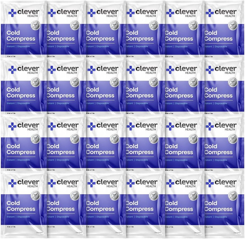 Instant Cold Pack | Disposable Ice Packs – Cold Therapy – for Injuries, Swelling, Inflammation, Muscle Strains, Sprains, Perfect for First aid Kit, Outdoor Activities, Athletes. 5×7 in. 24 Pack Instant Cold Pack | Disposable Ice Packs – Cold Therapy – for Injuries, Swelling, Inflammation, Muscle Strains, Sprains, Perfect for First aid Kit, Outdoor Activities, Athletes. 5×7 in. 24 Pack