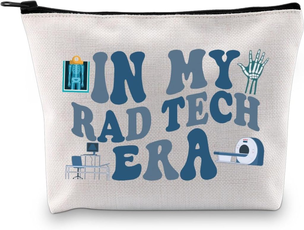 XYANFA Rad Tech Makeup Bag Rad Tech Gift Xray Tech Gift Radiology Tech Week Gifts Radiologic Technologist Cosmetic Bag In My Rad Tech Era XYANFA Rad Tech Makeup Bag Rad Tech Gift Xray Tech Gift Radiology Tech Week Gifts Radiologic Technologist Cosmetic Bag In My Rad Tech Era