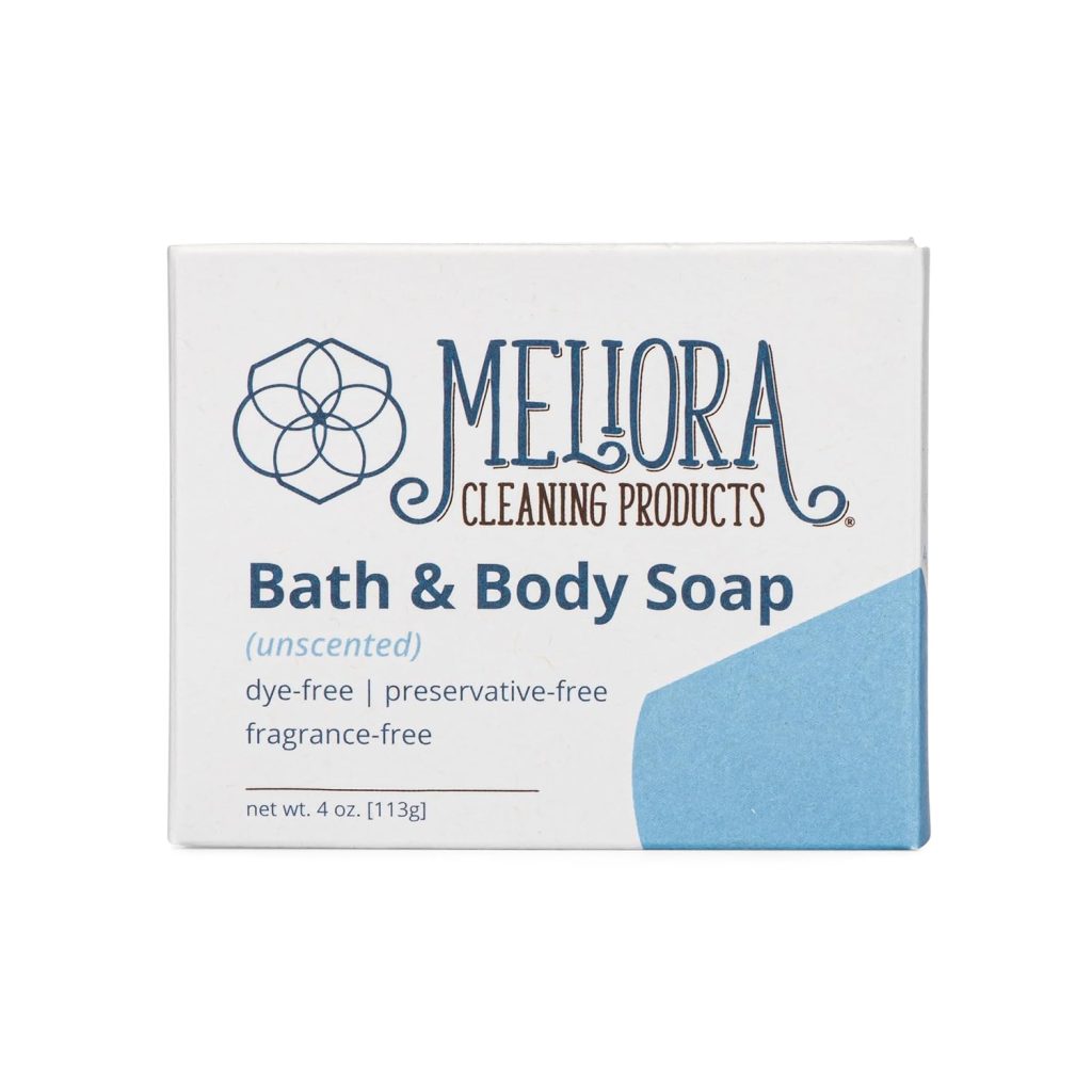 Meliora Cleaning Products Bath & Body Soap Bar, Unscented Meliora Cleaning Products Bath & Body Soap Bar, Unscented