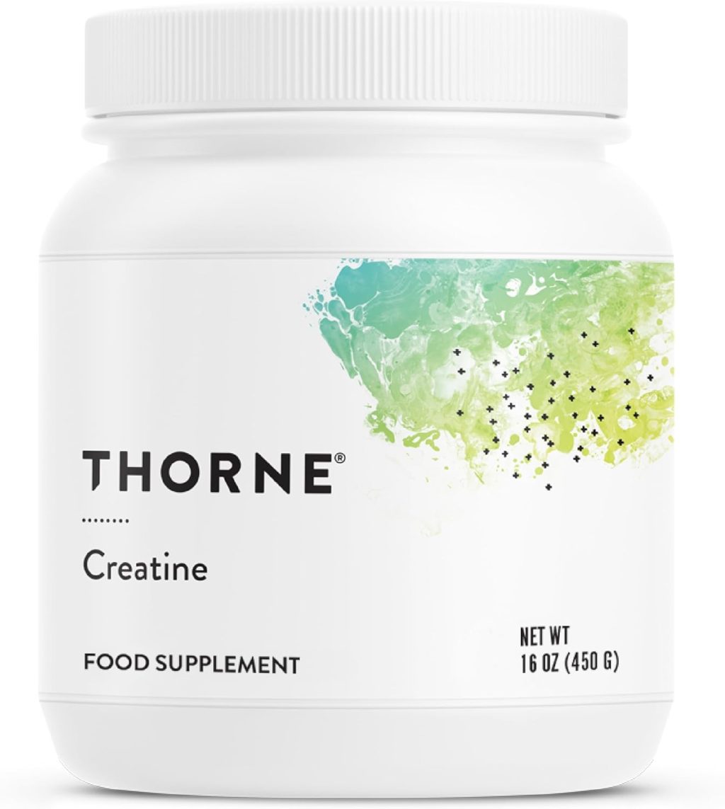 THORNE Creatine – Creatine Monohydrate, Amino Acid Powder – Support Muscles, Cellular Energy and Cognitive Function – Gluten-Free, Keto – NSF Certified for Sport – 16 Oz – 90 Servings THORNE Creatine – Creatine Monohydrate, Amino Acid Powder – Support Muscles, Cellular Energy and Cognitive Function – Gluten-Free, Keto – NSF Certified for Sport – 16 Oz – 90 Servings