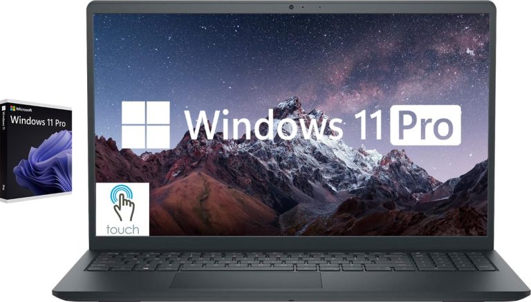 Dell Touchscreen 15.6″ Inspiron Business Laptop Computer, Windows 11 Pro Laptop 40GB RAM 2TB SSD, Intel Core i5 Quad-Core Processor, Full HD IPS Display, Media Card Reader, Black