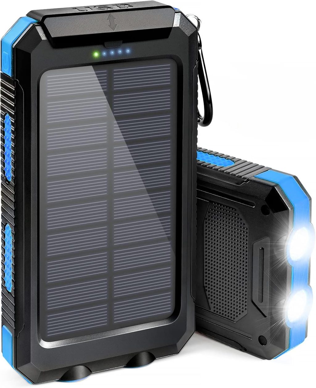 Portable Charger, Solar Charger, 38800mAh Solar Power Bank with 2.4A USB-A Output Ports Compatible with iPhone, Samsung Galaxy, and More, Dual Emergency LED Flashlight Perfect for Hiking, Camping Portable Charger, Solar Charger, 38800mAh Solar Power Bank with 2.4A USB-A Output Ports Compatible with iPhone, Samsung Galaxy, and More, Dual Emergency LED Flashlight Perfect for Hiking, Camping