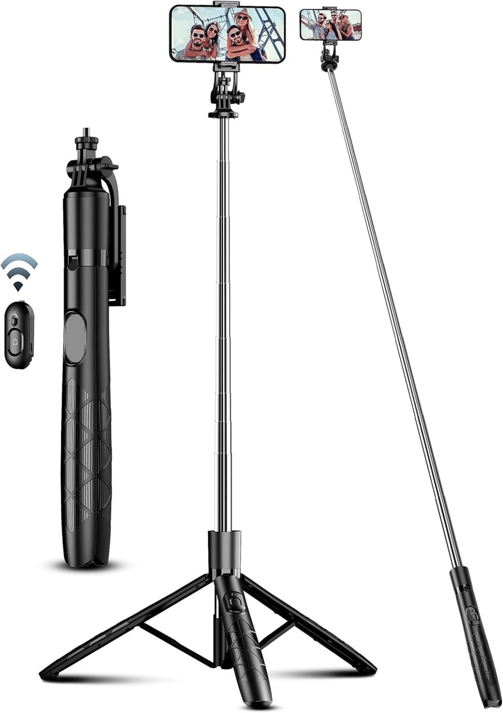 71″ Phone Tripod & Selfie Stick, All in One Extendable Cell Phone Tripod with Wireless Remote, Tripod Stand for iPhone & Travel Tripod 360° Rotation Compatible with iPhone Android Phone, Camera 71″ Phone Tripod & Selfie Stick, All in One Extendable Cell Phone Tripod with Wireless Remote, Tripod Stand for iPhone & Travel Tripod 360° Rotation Compatible with iPhone Android Phone, Camera